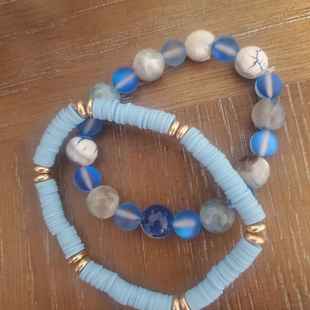 Beaded bracelet set